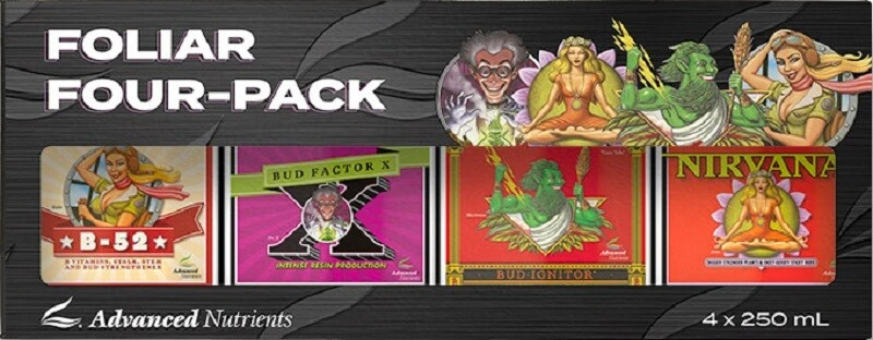 Advanced Nutrients Foliar Four-Pack 250ml 3 Advanced Nutrients Foliar Four-Pack 250ml