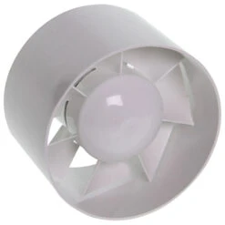 Ventilatore Assiale Con Valvola Di Aspirazione 100m³/h ø 100mm -Negozio online Forniture Da Giardino Italia axialventilator fuer zuluft 100m h o 100mm