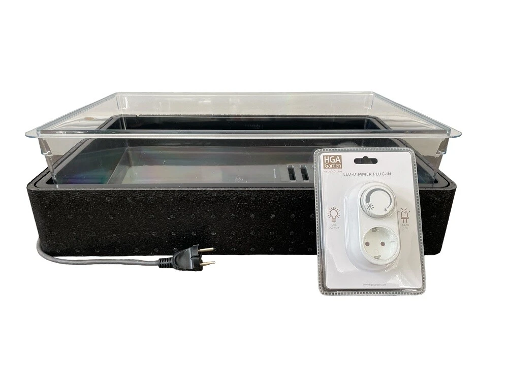 Miniserra Riscaldata 64/50 Con Regolatore Di Temperatura 60x40x25 Cm 5 Miniserra Riscaldata 64/50 Con Regolatore Di Temperatura 60x40x25 Cm - immagine 3