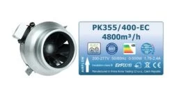 Prima Klima Ventilatore Tubolare EC-Blue Line 4400 M³/h - 4800 M³/h