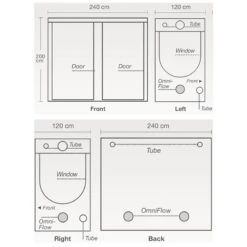 HOMEbox Ambient Q240+ Plus 240 X 240 X 220 Cm -Negozio online Forniture Da Giardino Italia homebox ambient q240 plus 240 x 240 x 220 cm8