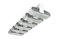 Lucilu Shuttle 6 LED Lampada 240 W Dimmerabile Argento