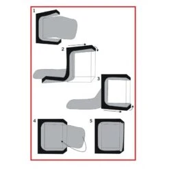 Secret Jardin Hydro Shoot HS240W Growbox 240x120x200 Cm -Negozio online Forniture Da Giardino Italia secret jardin hydro shoot hs240w growbox 240x120x200 cm3