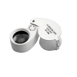 Lente Di Ingrandimento Tascabile Con Illuminazione A LED, Ingrandimento 40x
